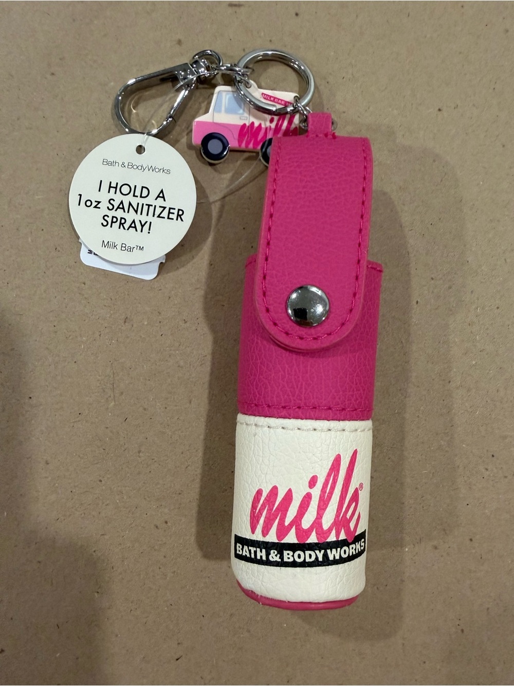 Bath and Body Works x Milk Bar Collaboration Hand Sanitizer Spray Holder - NWTs!
